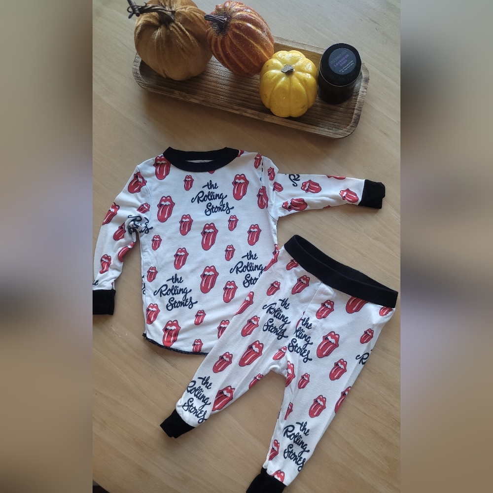 Rowdy Sprout Rolling Stones PJs